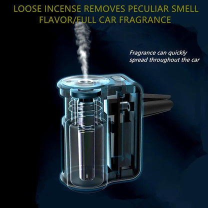 Car Aromatherapy，Smart Car Air Freshener，Air Freshener Diffuser，Rechargeable Aroma Diffuser Humidifier，Essential Oil Diffuser